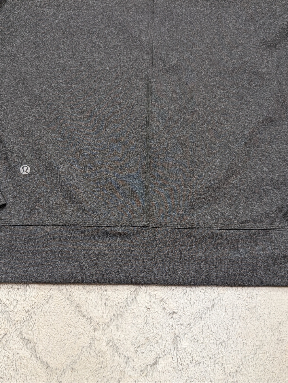 Lululemon Jacket Mens M Gray Heathered Tactic Zip Up Athletic Stretch Gym Casual - Picture 8 of 8